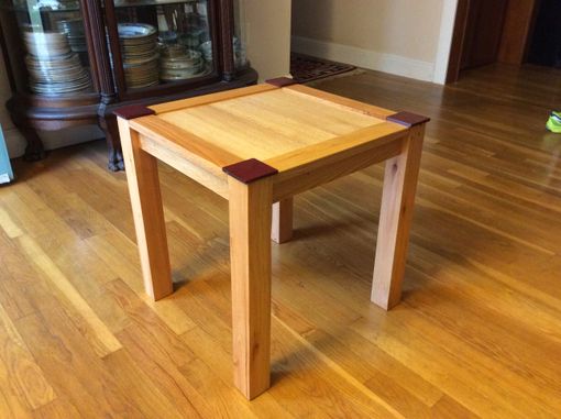 Custom Made Repurposed Wooden End Table