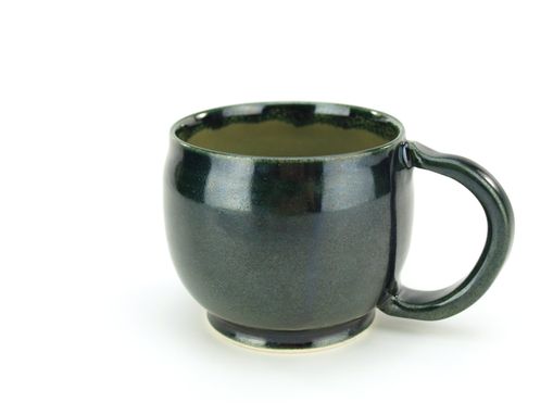 Custom Made Pond And Sencha Teacup Mug Coffee Cup Wheel Thrown Ceramic Pottery By Gemfox Sra Usa
