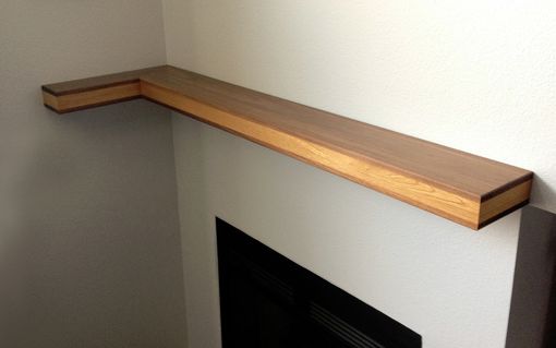 Custom Made Modern Fireplace Mantle