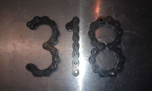 Custom Made Chain Numbers