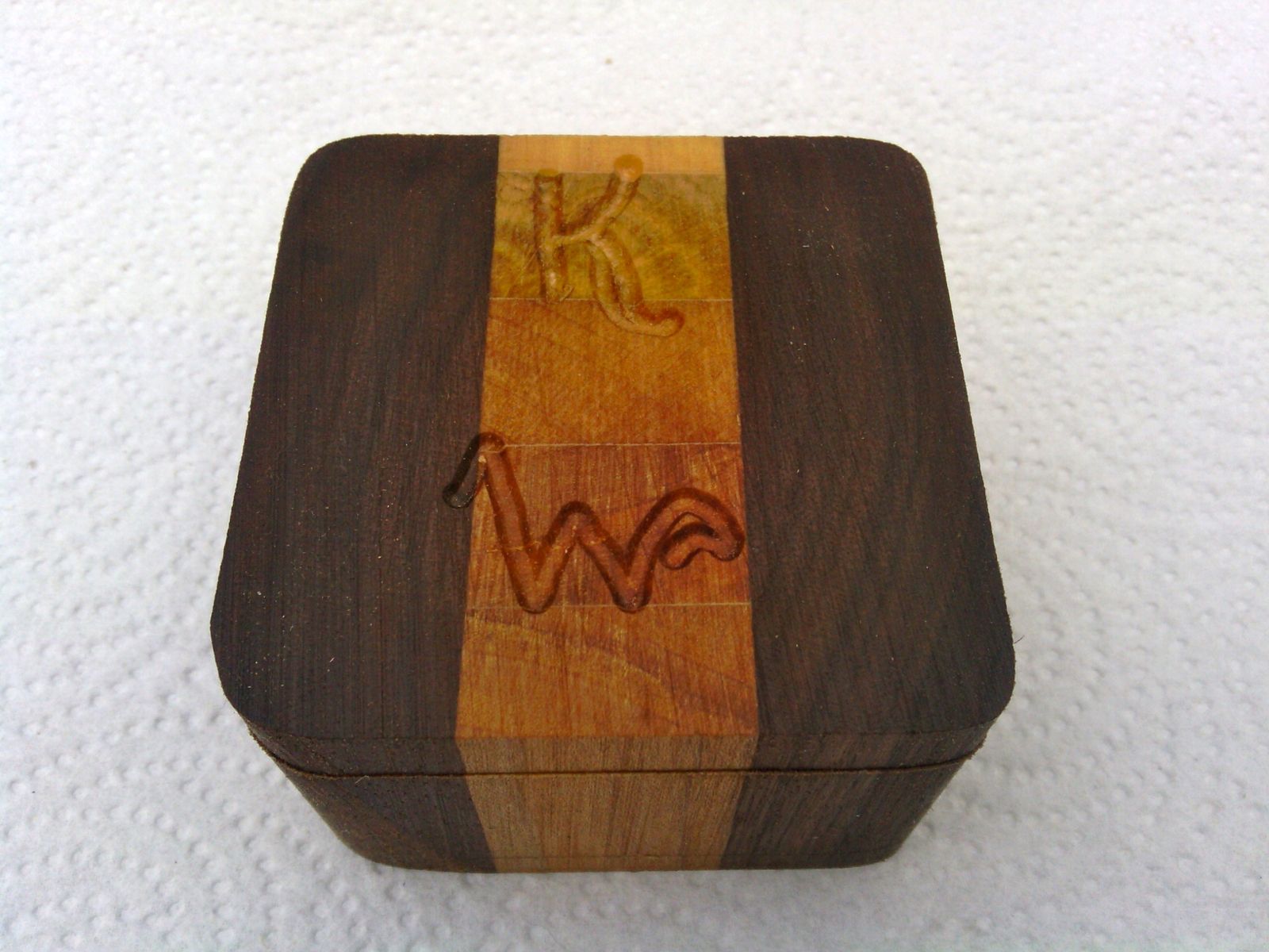 Buy Custom Made Solid Wooden Earring Box, made to order from The
