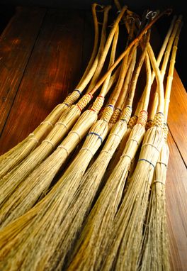 Custom Made Cobweb Brooms, Simple, Traditional Appalachian