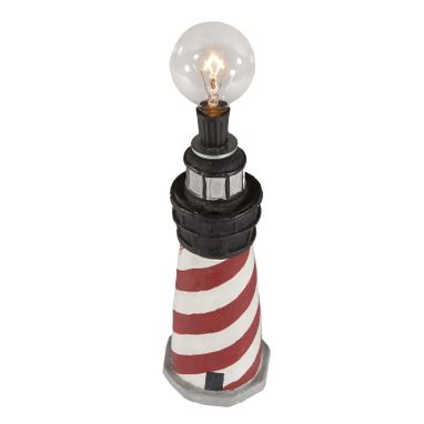 Custom Made Unique Mini Lighthouse Upcycled Lamp