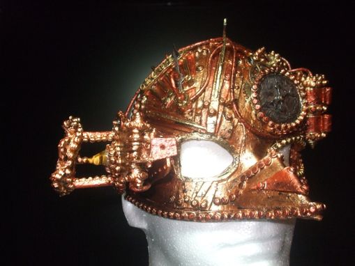 Custom Made Steampunk Time Pirate Leather Mask