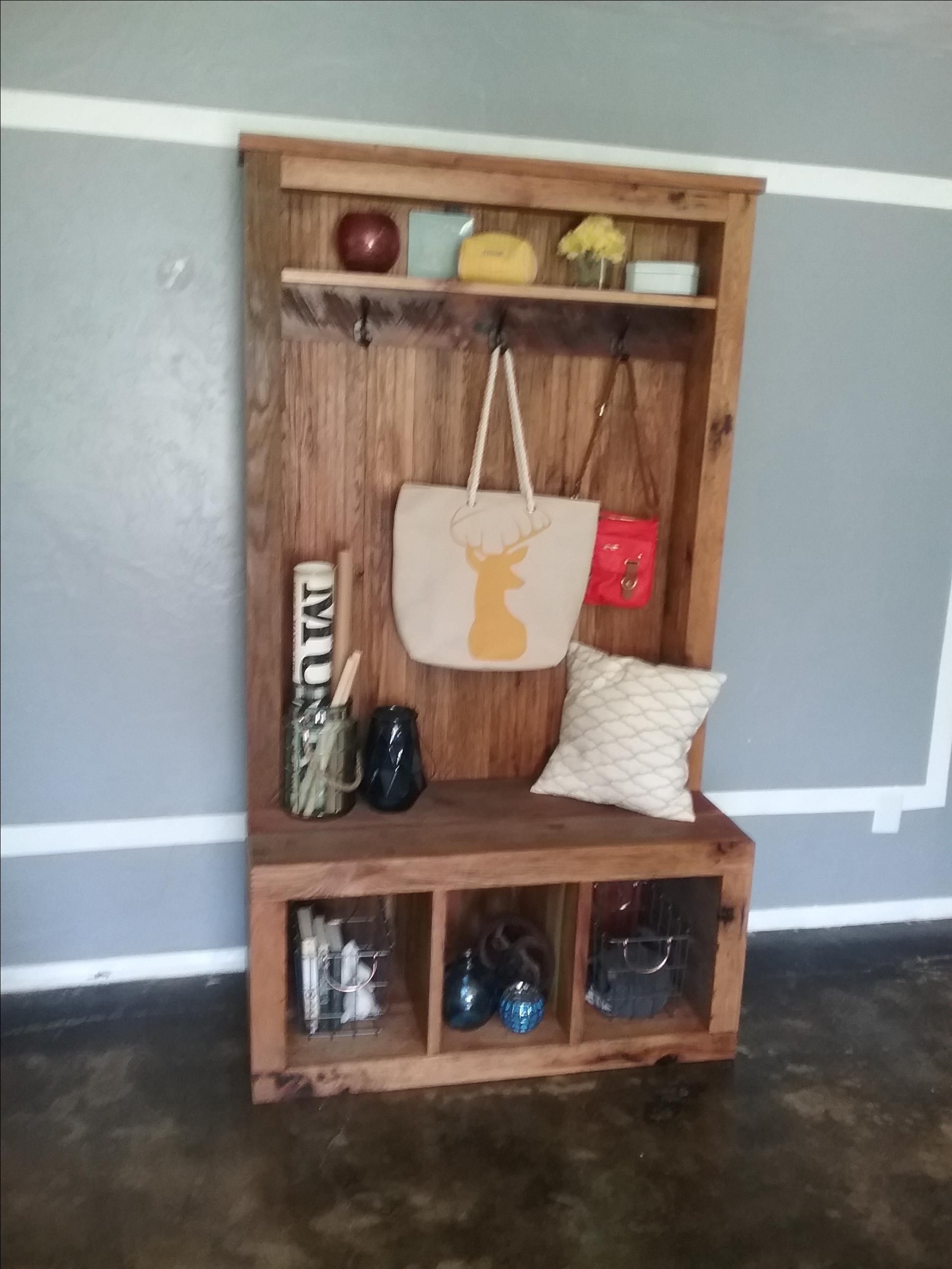 Buy Custom Made Coat Rack, made to order from Woodsy pallet works LLC