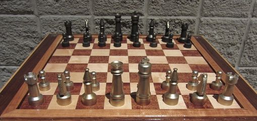 Custom Made Double Nickel Chess Ensemble