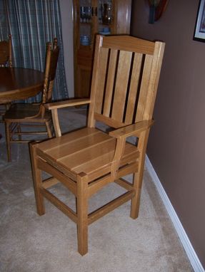 Custom Made White Oak Side Chair