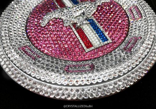 Custom Made Ford Mustang Rear Decklid Crystallized Car Emblem Bling Genuine European Crystals Bedazzled