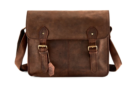 Custom Made Laptop Portfolio Messenger Bag Real Leather Portfolio Attache Men Women