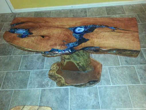 Custom Made Mesquite Side Table
