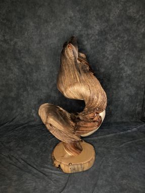 Custom Made Triple Head Juniper Taxidermy Pedestal