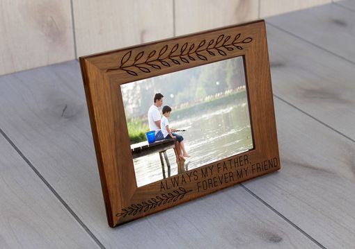 Custom Made Custom Engraved Picture Frames -- Pf-Wal-Always Father