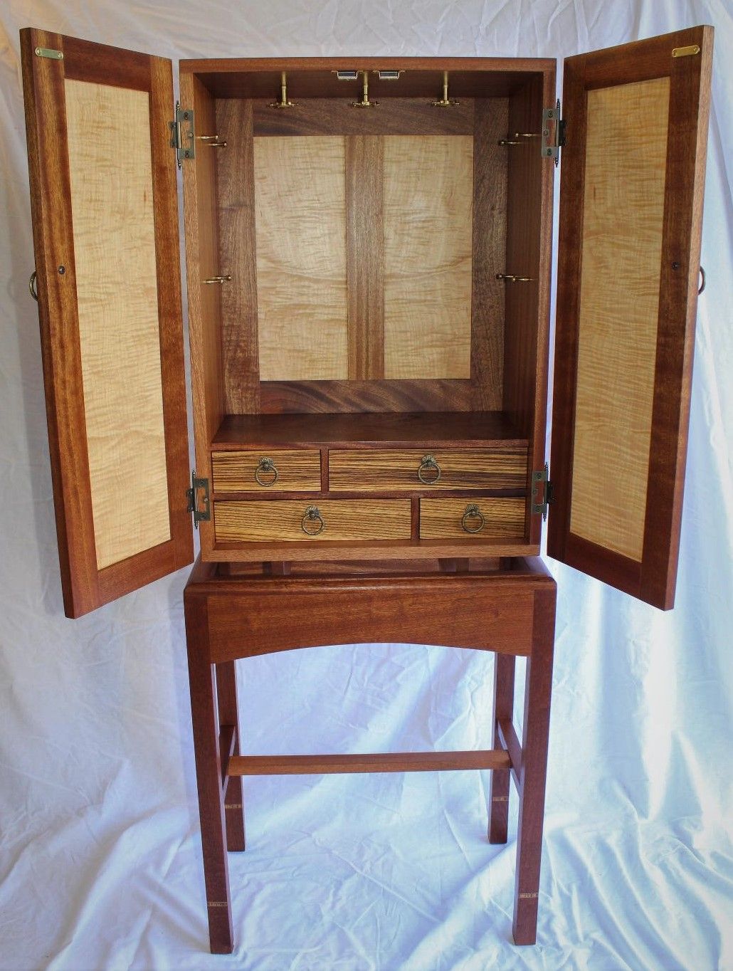 Buy Custom Made Jewelry Armoire, made to order from J&S Woodworks of GA