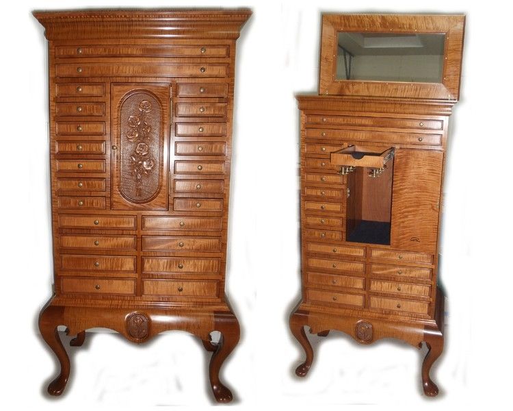 Reclaimed wood jewelry deals armoire