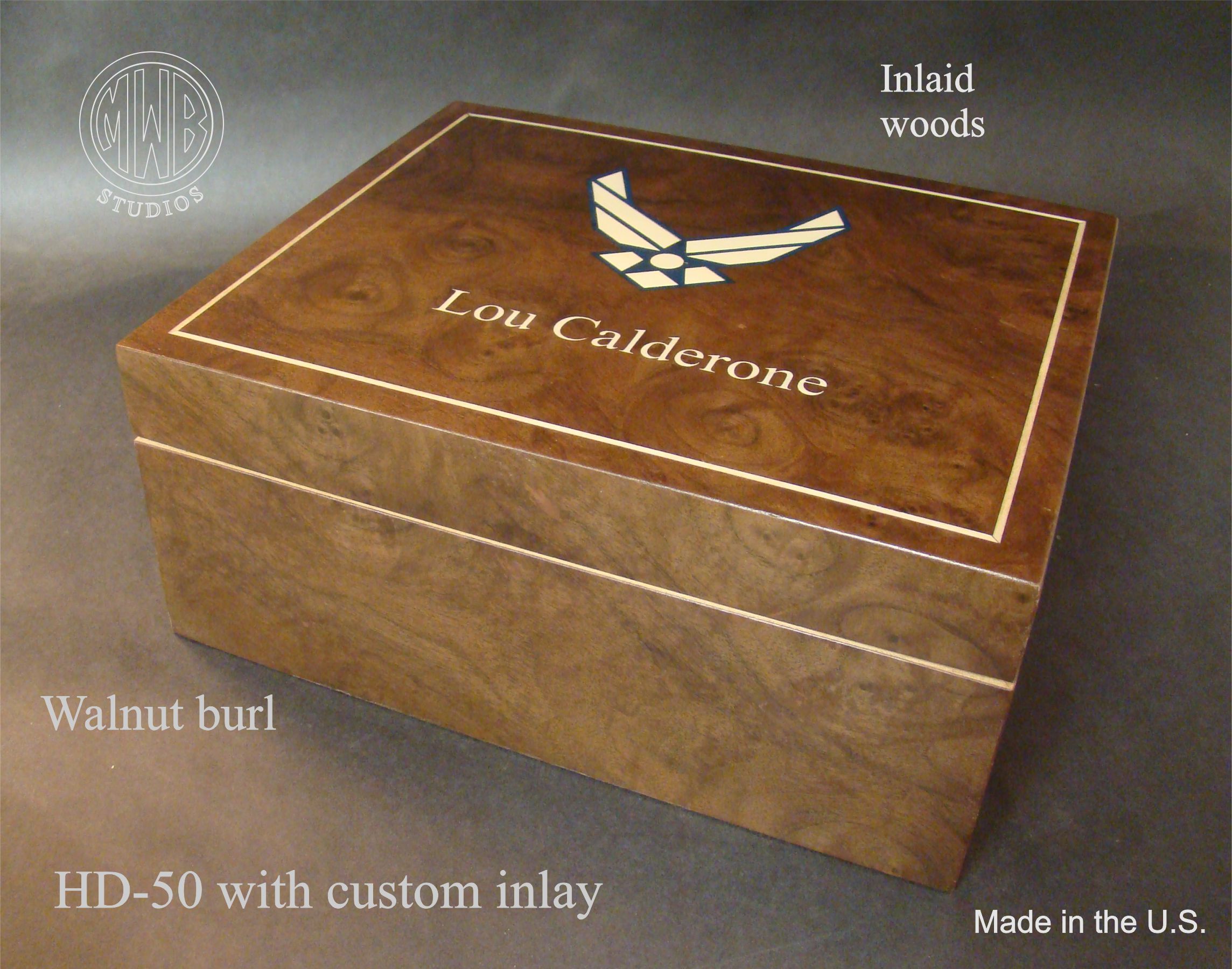 Handmade Handcrafted Humidor's Made In The U.S. Hd50 by Mwb Studios