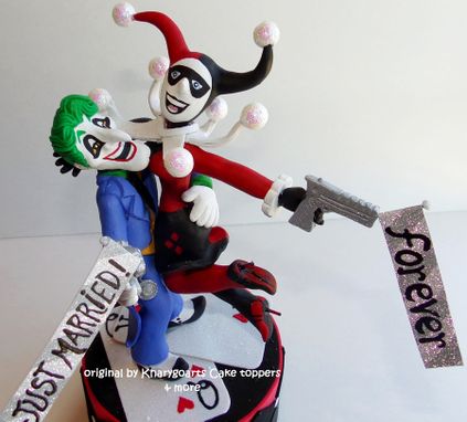 wedding cake topper Joker & Harley Quinn 