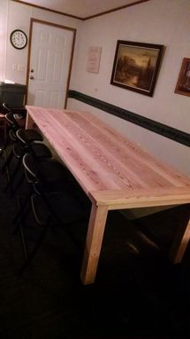 Custom Made Rustic Dinner Table