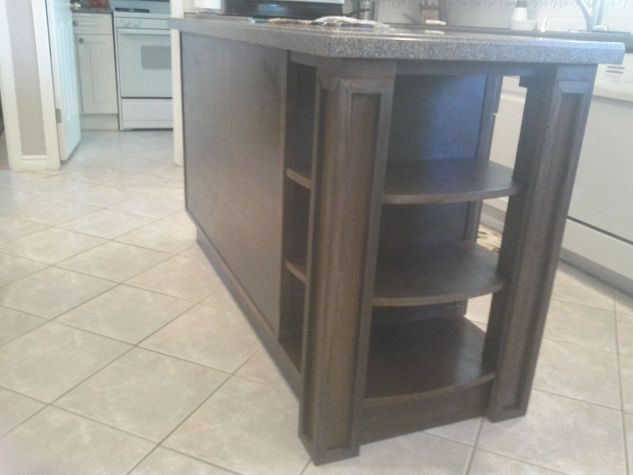 Custom Made Black Walnut Kitchen Island by Mortise & Tenon Woodcrafts