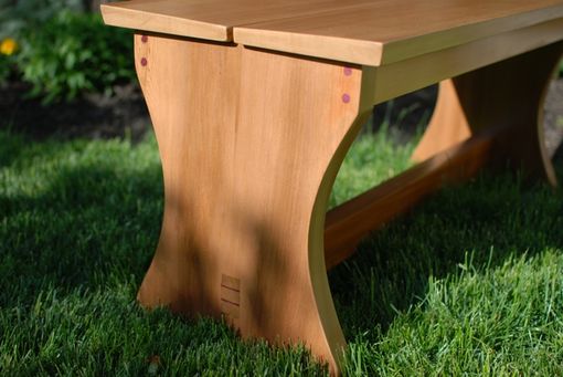 Custom Made Outdoor Cedar Garden Benches