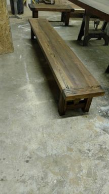 Custom Made Truss Base Industrial Table