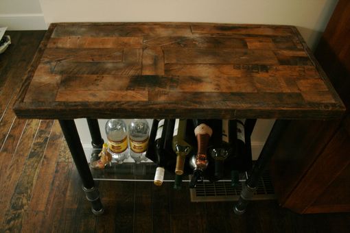 Custom Made Reclaimed Bourbon Barrel Table