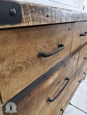 Custom Made Reclaimed Barnwood Dresser, Reclaimed Wood Dresser, Dresser