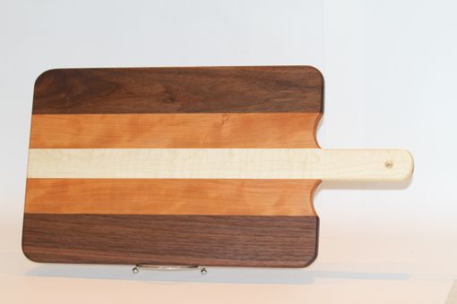 Custom Made Handmade Charcuterie Board With Handle, Cutting Board With Handle