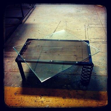 Custom Made Industrial Coffee Table