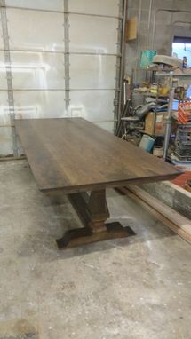 Custom Made Tuscan Pedestal Table In Cherry