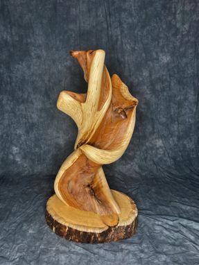 Custom Made Juniper Taxidermy Pedestal