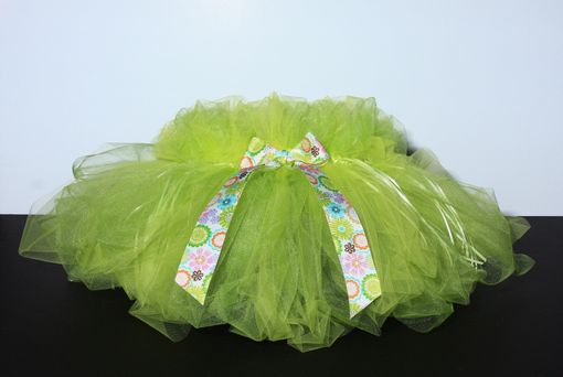 Custom Made Pastel Green And Yeoow Tutu