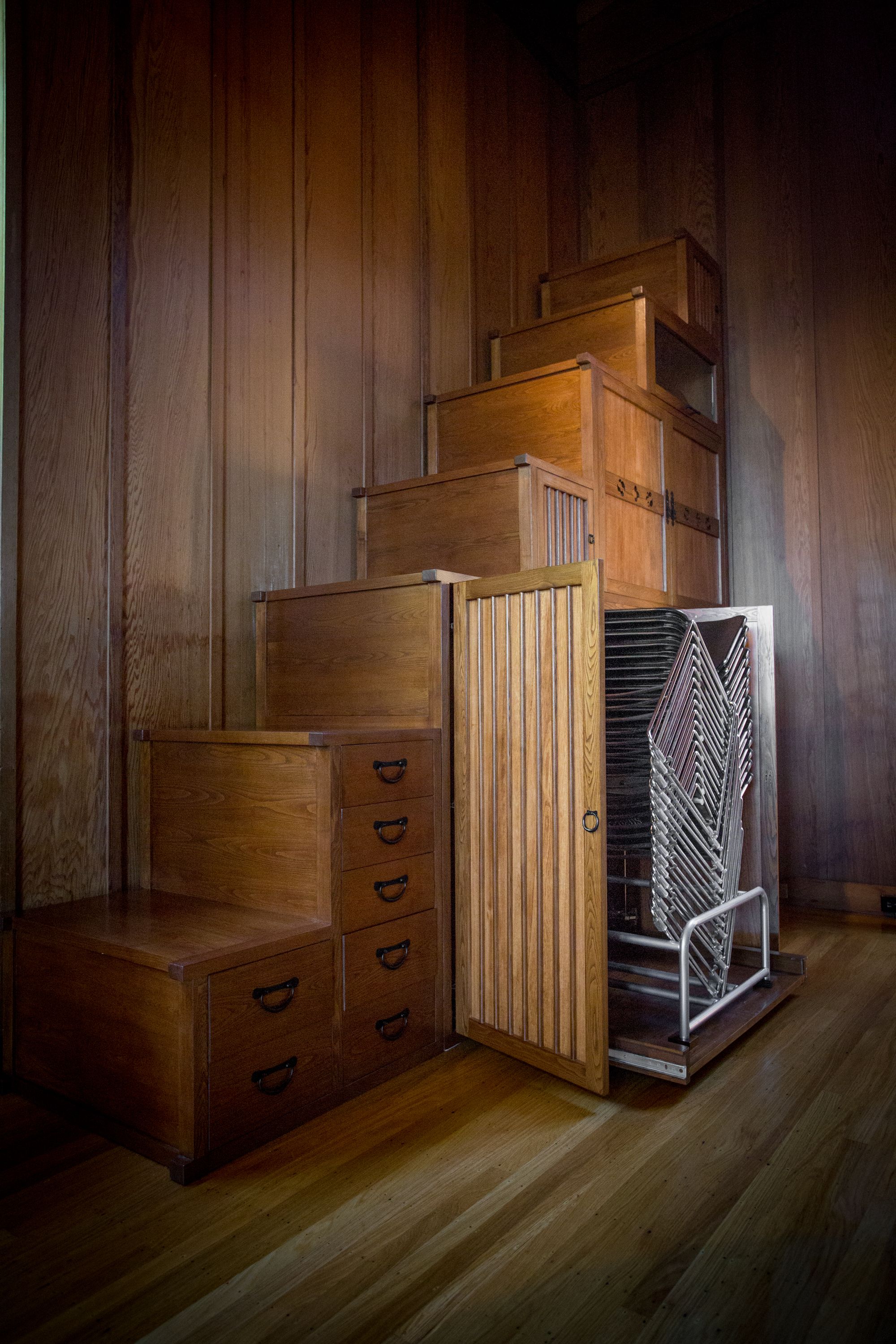 Buy Hand Crafted Step Chest, Japanese Kaidan Tansu, made to order from