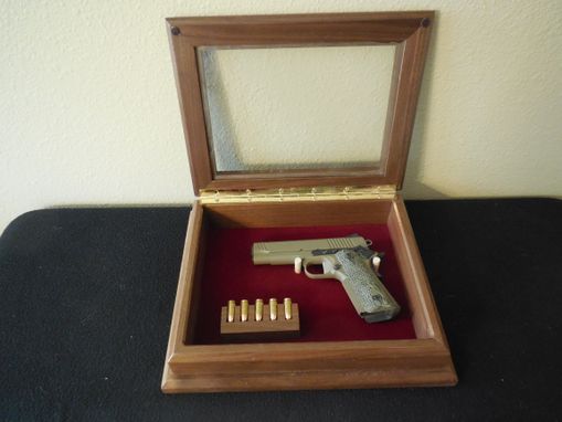 Custom Made Pistol Display Case