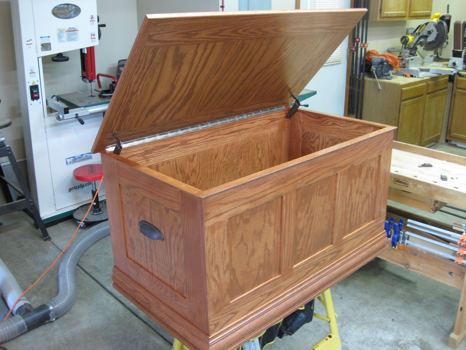 toy chest dark wood