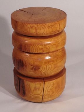 Custom Made Varnished Maple Stool