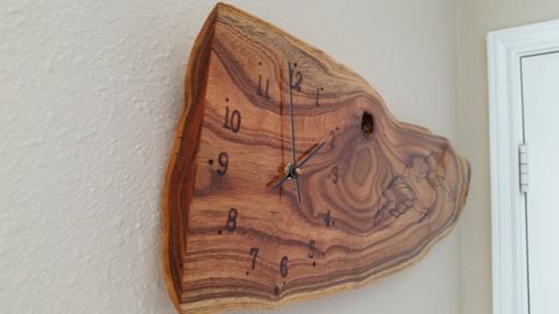 Custom Made Wall Clock With Dolphin