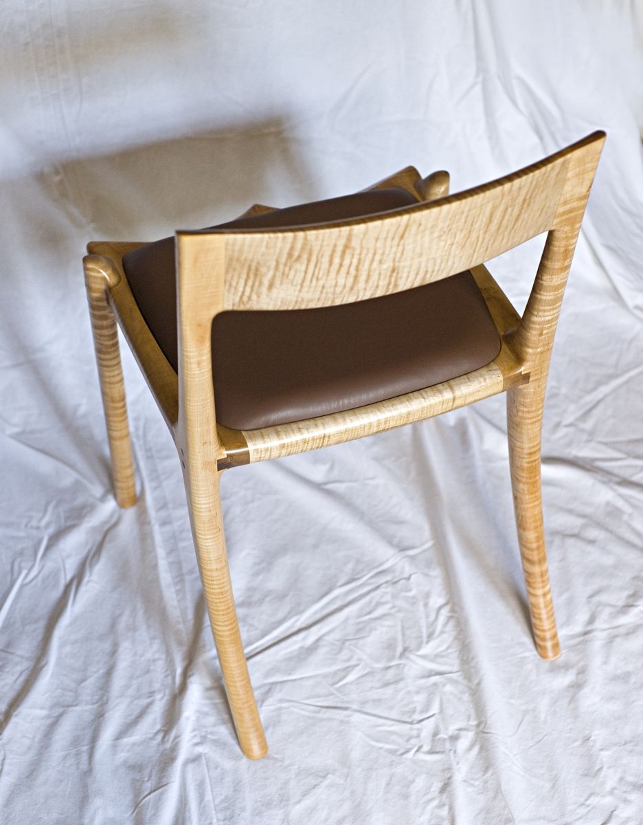 Handmade Low Back Dining Chair by Garybd Woodworking