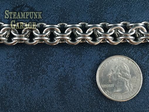 Custom Made Wallet Chain - Stainless Steel - Inverted Round