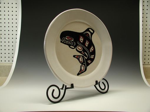 Custom Made Orca Whale Serving Platter
