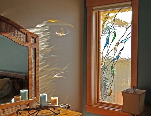 Custom Made Bedroom Windows, Stained Glass