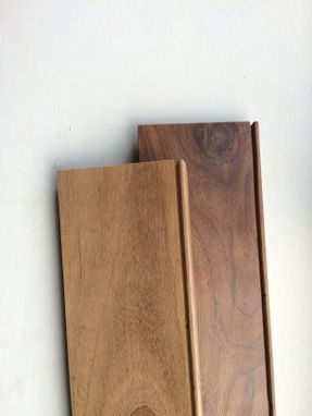 Custom Made Solid Hardwood Reclaimed Walnut Baseboard And Trim