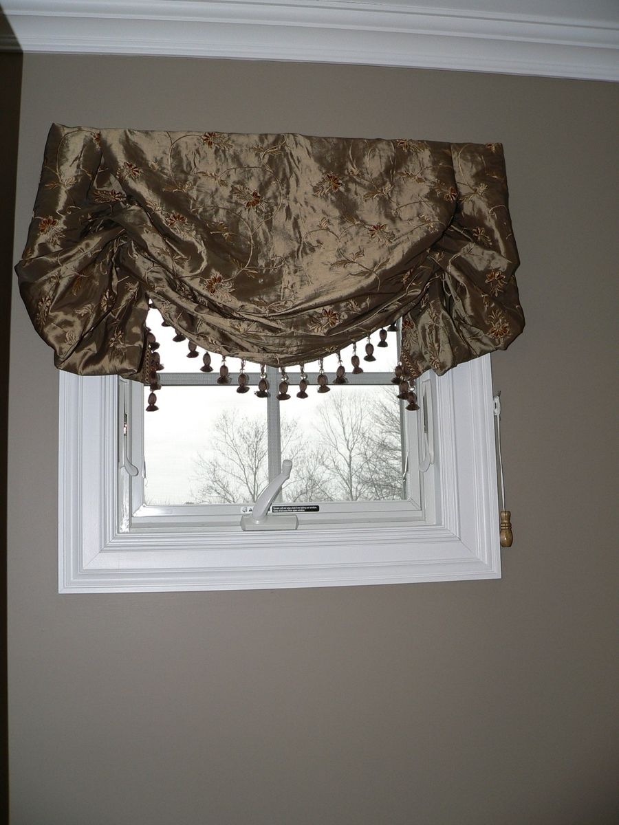 Custom Made Balloon Style Window Shades by Caty's Cribs