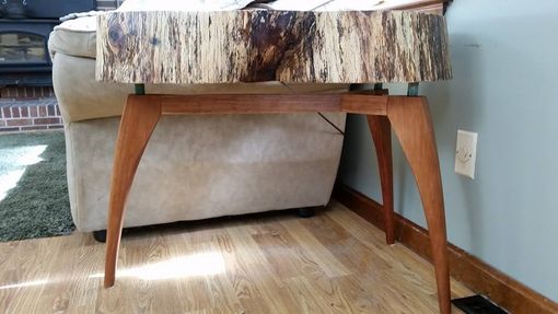 Custom Made Oak End Table