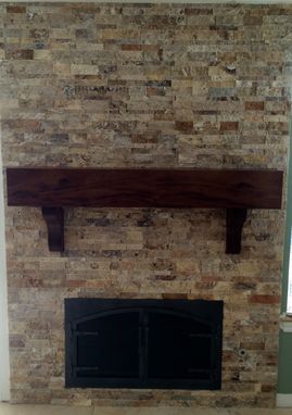 Custom Made Mahogany Mantel