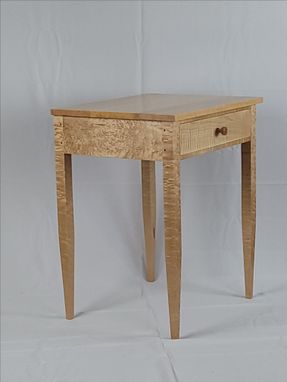 Custom Made Shaker Inspired Birdseye Maple End Table