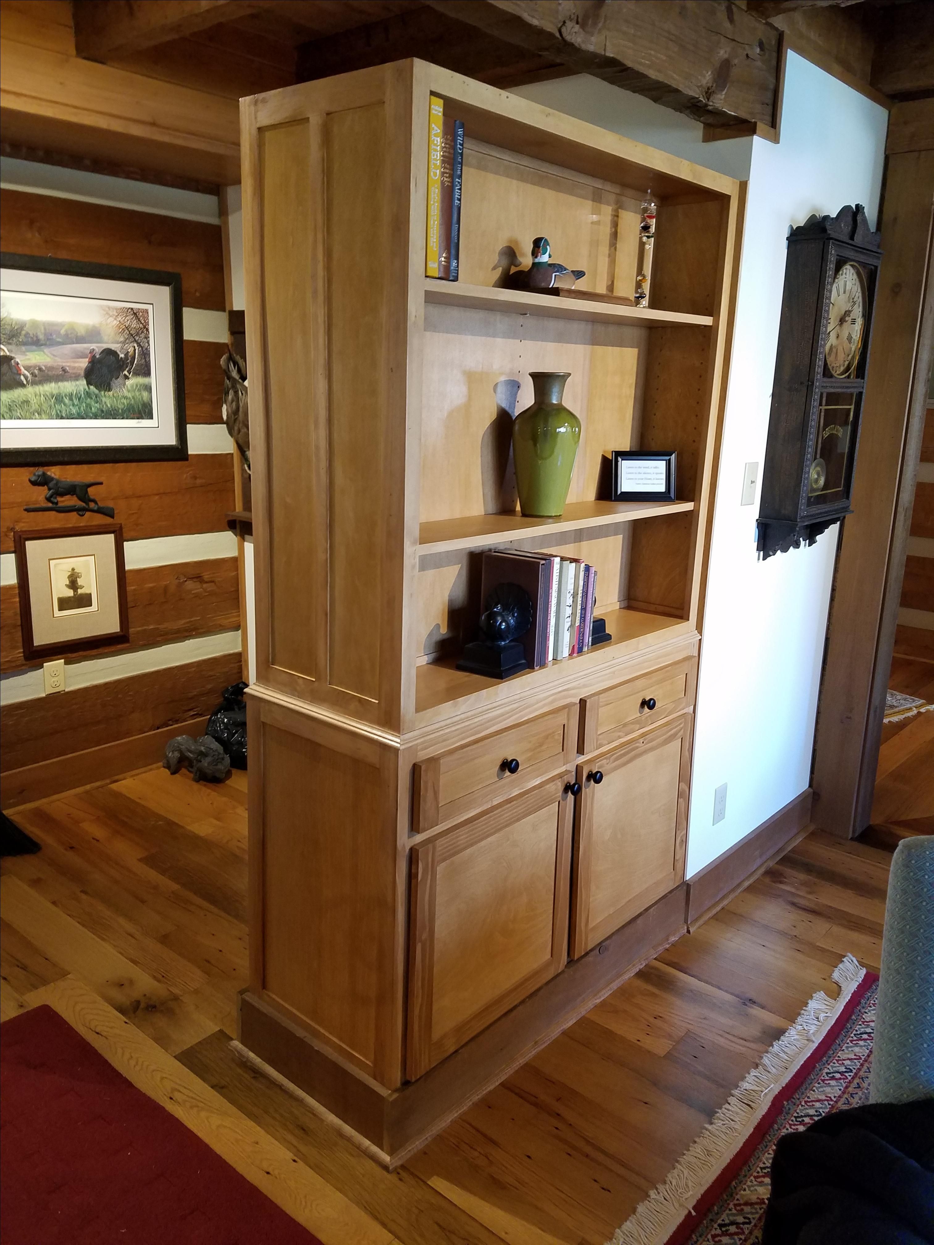 Handmade Cabinet With Double Sided Shelving By Blue Ridge