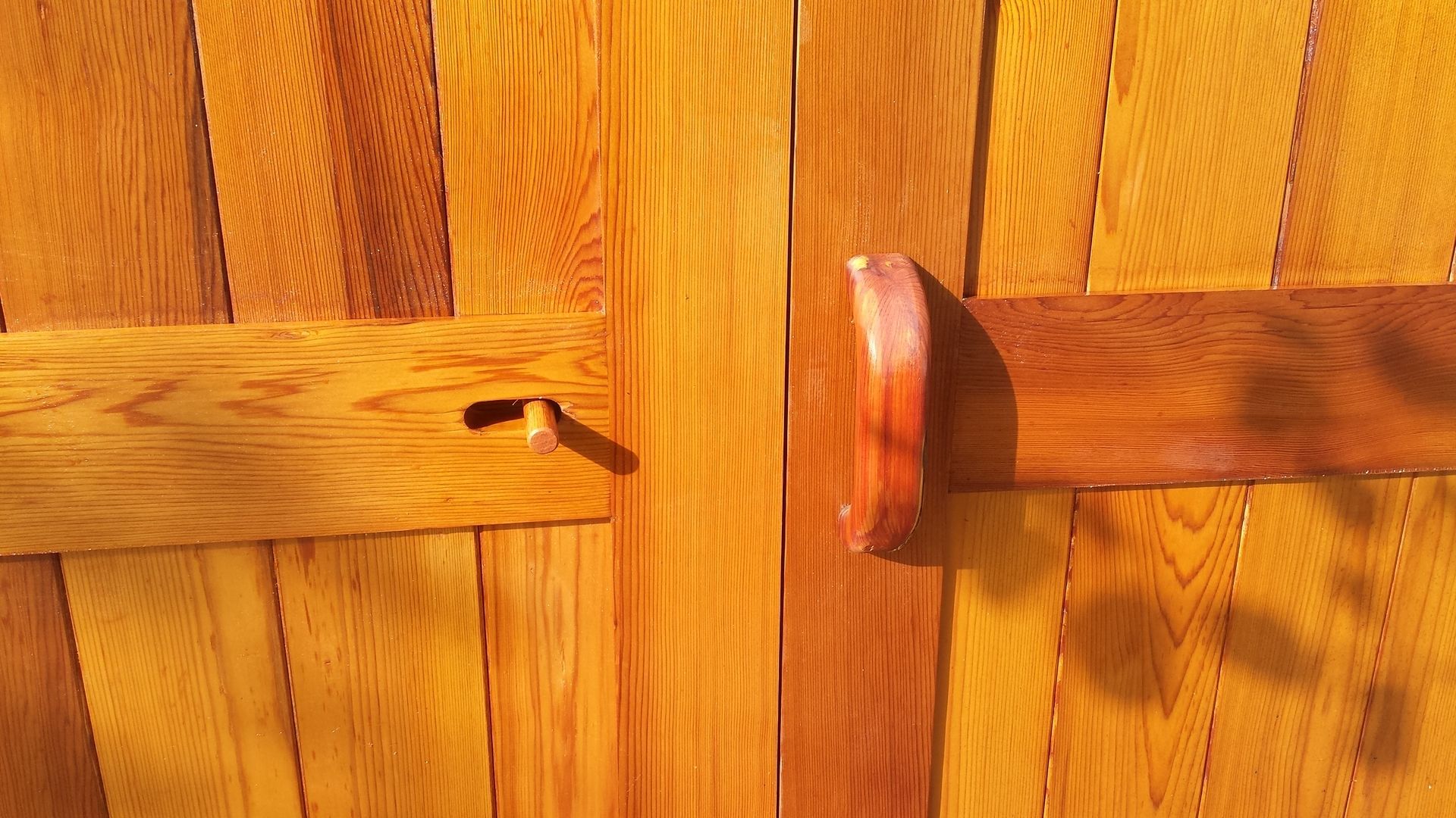 Hand Crafted Cedar Gates Through/Wedged Mortise And Tenon Joinery by
