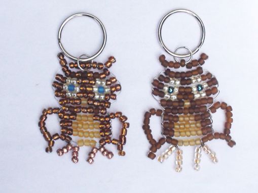 Custom Made Beaded Insect And Animal Keychains/Zipper Pulls