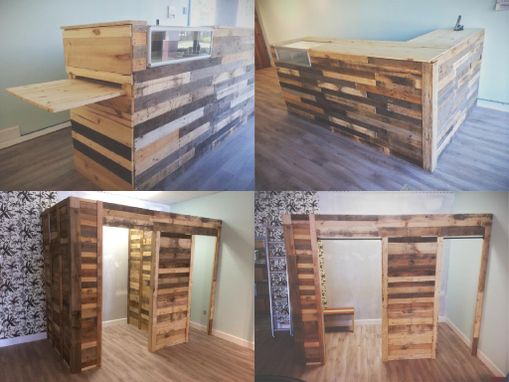 Custom Made Relaimed Wood Retail Fixtures