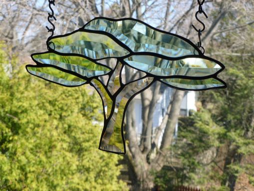Custom Made Beveled Tree Of Life Stained Glass